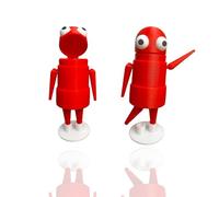 KPPFHBLI Repo Action Figure, Colorful Cartoon Statues, Charming Big Eyes, Swinging Arms, Can Be Placed In Living Rooms, Offices, Cars, Etc., Perfectly Integrating Into The Space