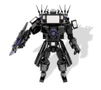 KPPFHBLI Titan Clock Man, Upgraded Building Block Toy, Adult Decompression Assembly Toy, Low Assembly Difficulty, Cultivates Children'S Spatial Thinking and Patience