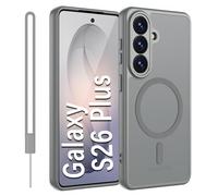 KPPIT for Samsung Galaxy S26 Plus case,Compatible with MagSafe,Camera Lens Full Protection,Slim Shockproof Phone Case for Samsung S26 Plus,Titanium Gray