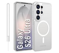 KPPIT for Samsung Galaxy S26 Ultra case,Compatible with MagSafe,Camera Lens Full Protection,Slim Shockproof Phone Case for Samsung S26 Ultra,Clear