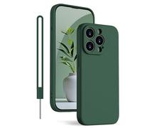 KPPIT Silicone Case for iPhone 12 Pro Max, 6.7 Inches, Mobile Phone Case [Camera Protection] [Microfibre] [Scratch-Resistant] All-Round Protection Case Protective Case for iPhone 12 Pro Max, Night