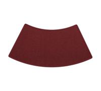 KPPKOU Curved Shower Rug for Camper, Non-Slip Semi-Circular Bath Mat, Quick Dry Corner Bathroom Rug, Easy Clean Curved Bath Mat for RV, Home, Bathtub, Shower (Burgundy, 18''X39'')