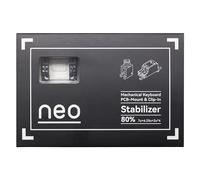 KPREPUBLIC Neo & QK PCB Stabilizer for Gaming Mechanical Keyboard gh60 for 1.2mm PCB 1.6mm PCB CSTC40 CSTC75 60 68 75 84 96 87 104 96 98 (QKS Black Only for 1.6mm PCB x1)