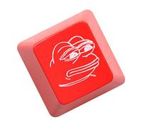 KPREPUBLIC Novelty Shine Through Keycaps ABS Etched Back lit Black red r1 ESC Sad Frog THX Meme Internet Trends (Red ESC SadFrog x1)