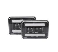 Kpuwers Headlamp Inch LED Headlights Rectangular H4651 H4652 With DRL/Turn Signal Light For Pontiac For Grand For Prix 1976-1987 front light assembly