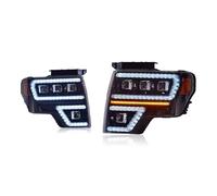 Kpuwers Headlight Head Lamp Assembly Car LED Lights Front Lamps Headlights Assembly DRL Start-up Animation Running Light For F150 2009-2014 Upgrade Headlights
