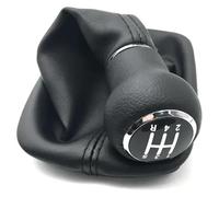 KPVPERPZDF Car Gear Shift Lever Knob for A6 for C5 1997 1998 1999 2000 2001 2002 2003 2004 Car Gear Shift Knob 5 Speed 6 with Gaitor Styling(6 Speed)(5 Speed)