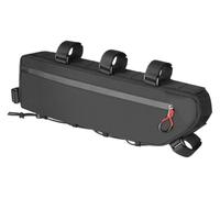 KPVPERPZDF Motorcycle Side Pouch Motorbike Saddle Bags Frame 2.1L-2.7L Splash-Proof Under Tube Triangle Bag Double Sided SBS Zipper Bottom Binding Syste Motor Pannier Saddle Bag(2.7l-Black)