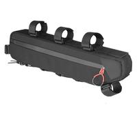 KPVPERPZDF Motorcycle Side Pouch Motorbike Saddle Bags Frame 2.1L-2.7L Splash-Proof Under Tube Triangle Bag Double Sided SBS Zipper Bottom Binding Syste Motor Pannier Saddle Bag(2.1l-Black)