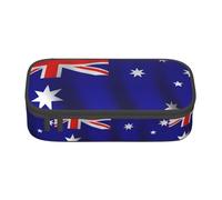 KPXXAQT Australian Flag Print Large Capacity Pencil Case Pen Bag School College Travel Students Teens Adults Use