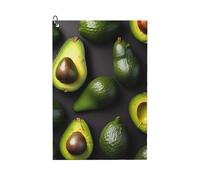 KPXXAQT Avocado Fruit Pattern Print Stylish Towel Golf Accessories Multi-Use Towels Sports Beach Outdoor Activities