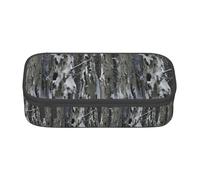 KPXXAQT Cold Tree Camouflage Print Large Capacity Pencil Case Pen Bag School College Travel Students Teens Adults Use