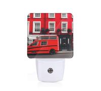 KPXXAQT London Street Print Adults Elderly Night Light for Home Bedroom Bathroom Nightlight Decor Gift Lamp