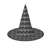 KPXXAQT Paris Eiffel Tower And Cloud Print Carnival Party Cosplay Hat Costume Cap For Adults Festive Wear Season Accessory