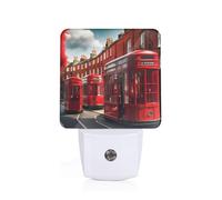 KPXXAQT Red London Street Print Adults Elderly Night Light for Home Bedroom Bathroom Nightlight Decor Gift Lamp
