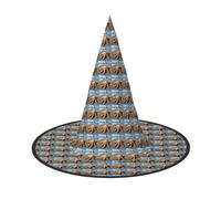 KPXXAQT Starfish Lighthouse Beach Print Carnival Party Cosplay Hat Costume Cap For Adults Festive Wear Season Accessory