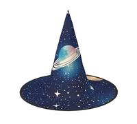 KPXXAQT Starry Sky Universe Space Print Carnival Party Cosplay Hat Costume Cap For Adults Festive Wear Season Accessory