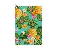 KPXXAQT Tropical Fruit Pineapple Print Stylish Towel Golf Accessories Multi-Use Towels Sports Beach Outdoor Activities
