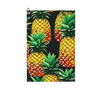 KPXXAQT Tropical Fruit Pineapples Print Stylish Towel Golf Accessories Multi-Use Towels Sports Beach Outdoor Activities