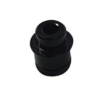 Kqcibz Bike Hub Adapter Barrel 12mm to M9 Thru Axle Hub to Quick Release Front & Rear Conversion Adaptor End Cap Bike Parts, black