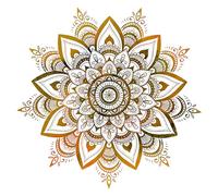 KQDRAVINE Wall Tattoo Mandala Wall Sticker Mandala for Bedroom Wall Sticker Wall Decoration Wall Picture Boho Style Hallway Yoga Wall Decoration Plants Flowers Wall Sticker for Living Room Kitchen