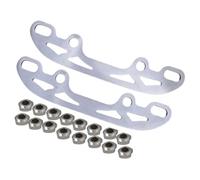 KQFCAZRE 2 Pieces Ice Skates Kit Stainless Steel Replacement Roller Skate with End Suitable for Sports Training, 22 cm