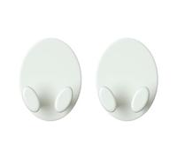 KQFCAZRE 2pcs Racket Wall Racketeer Racket Badminton Racketeer Hooks Sleek Sleek, White