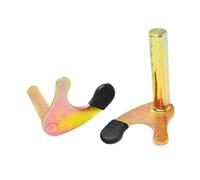 KQFCAZRE 2x Motorcycle Stand Hooks U Hooks Heavy Duty Support Rack for Paddock Lift Jack Stand, C Round tube