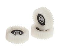 KQFCAZRE 3 Pieces Professional 36T Planetary Gears, Motor Equipment Part Tool Attachment for Bearings Connector, Electric Bikes, Nylon White