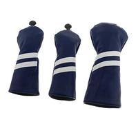 KQFCAZRE 3pcs/ Head Cover Leather Waterproof - 13.6.49x5.51 Inch, Royal Blue
