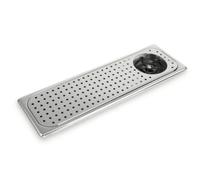 KQFCAZRE Bar Cup Washer with Perforated Panel High-Pressure Inset Cup Washer Compact Cleaning Tool for Bartenders, Taverns, Stainless Steel, Large