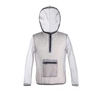 KQFCAZRE Bee Jacket Beekeeping Suit Ultralight Mesh Ventilated Hooded Smock Coat Breathable Outdoor Clothing Suitable for Men Women Beekeepers, L