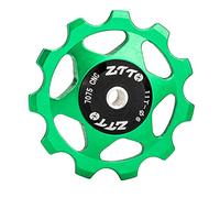 KQFCAZRE BMX Guide Roller for Rear Derailleur Pulley with Lightweight Components, green
