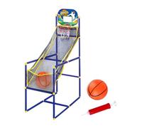 KQFCAZRE Children's Arcade Basketball Game, Hoop And Balls, Detachable And Adjustable Machine, Suitable for Outdoor And Indoor Use, Ideal, with 2 Balls