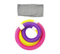 KQFCAZRE Fitness Hoop with Lumbar Support, Abdominal Training Equipment, Portable Gym, Exercises for Beginners, Home Gym