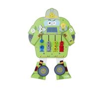KQFCAZRE Garbage Truck Robot Activity Board Sensory Wall Toy Space-Saving for Kids, Daycare, Waiting Room