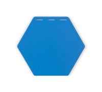 KQFCAZRE Hexagonal Training Low-Level Pad-Profile Hexagonal Pad Non-Slip Training Gear for Athletes, Fitness Enthusiasts, Home Workouts, Gym, Blue