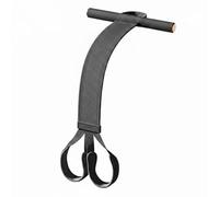 KQFCAZRE Home Exercise Puller Resistance Band Sit Up Bar Foot Pedal Pull Rope Core With Foot Strap Support And Stable Control suitable for home workouts office breaks outdoor training, Black