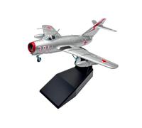 KQFCAZRE Model -15 Static Model Aircraft Fighter Alloy Miniature Aircraft with Stand for Collectors, Model D Soviet MiG-15 Fighter Aircraft 1/72