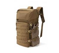 KQFCAZRE Outdoor Survival Backpack Backpack Multiple Pockets Field Pack for Campers, Camping, Array, Brown