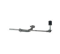 KQFCAZRE plate Extended Arm with Clamp Chrome plate Arm with Clamp Curved Hardware for Drum Sets, Cymbal Arm Four-section Rod Long