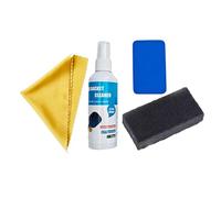KQFCAZRE Set of 4 Pickleball Racket Cleaners: Carbon Fiber Cleaning Spray, Rubber Sponge for Removing Dirt And Dust, Rectangle Eraser