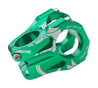 KQFCAZRE Short Handlebar Stem, Threadless Adapter in Aluminum Alloy, Road Bikes, Mountain Bikes, BMX And, Green