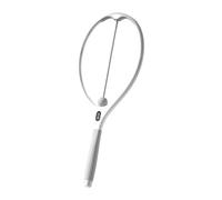 KQFCAZRE Tennis Train Racket Rapidly Improve Lightweight Training Racquet Solo Practice Sturdy Materials Ergonomic Handle Suitable for Court Home, Gray