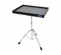 KQFCAZRE Wooden Percussion Work Table Multi Function Drum Accessory Table Easy to Store Sticks Percussion Tray Stand for Drummers, Rehearsal, Stage, Studio, Full Enclosed Tray
