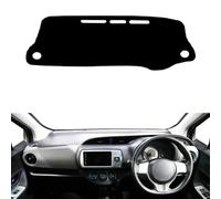 KQFVXKAI Fit for Toyota Vitz 2012-2017,Dashboard Cover,Non-Slip Dash Cover Mat,Black Dash Board Covers,Car Interior Accessories