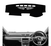 KQFVXKAI Fit for Volkswagen VW Passat B7 2011-2015,Dashboard Cover,Non-Slip Dash Cover Mat,Black Dash Board Covers,Car Accessories
