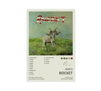 KQHSXYWSI Alex G Rocket Music Album Cover Canvas Poster Wall Art Decor Print Picture Paintings for Living Room Bedroom Decoration 20x30inch(50x75cm)