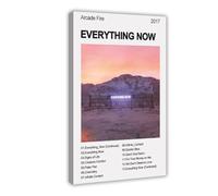 KQHSXYWSI Arcade Fire Album Everything Now Canvas Poster Bedroom Decor Landscape Office Room Decor Gift 24x36inch(60x90cm)