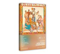 KQHSXYWSI Glass Animals How to Be A Human Being Music Album Cover Canvas Poster Bedroom Decor Landscape Office Room Decor Gift 24x36inch(60x90cm)